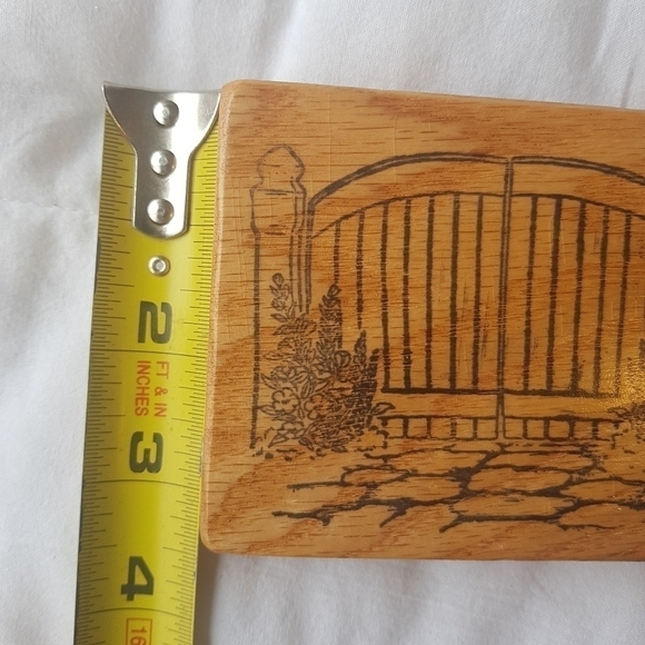 Rubber Garden Gate Stamp - Picture 4 of 4